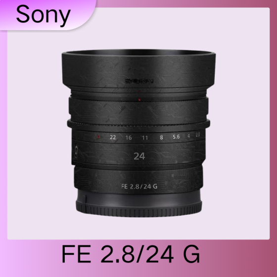 Lentes Sony FE24F2.8 G  - Pele câmera, adesivo câmera - com alta resistência a arranhões, à prova d'água e com design elegante.